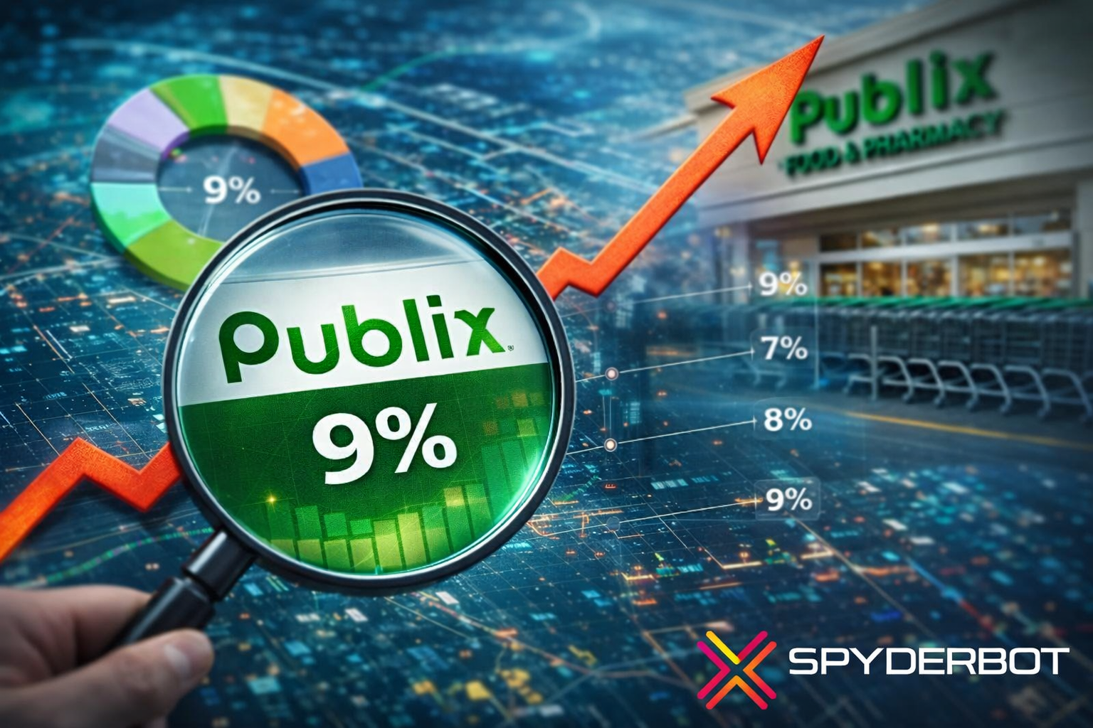 Publix’s Generative Ecosystem Position: 9% Share of Voice Amidst Premium Service Strengths and Visibility Gaps