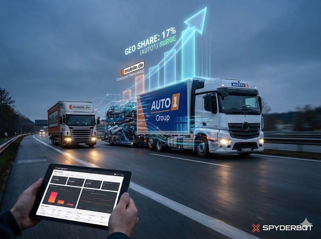 Europe’s Used-Car Digital Surge: Can Auto1’s 17% GEO Share Accelerate Past Mobile.de’s Consumer Dominance?
