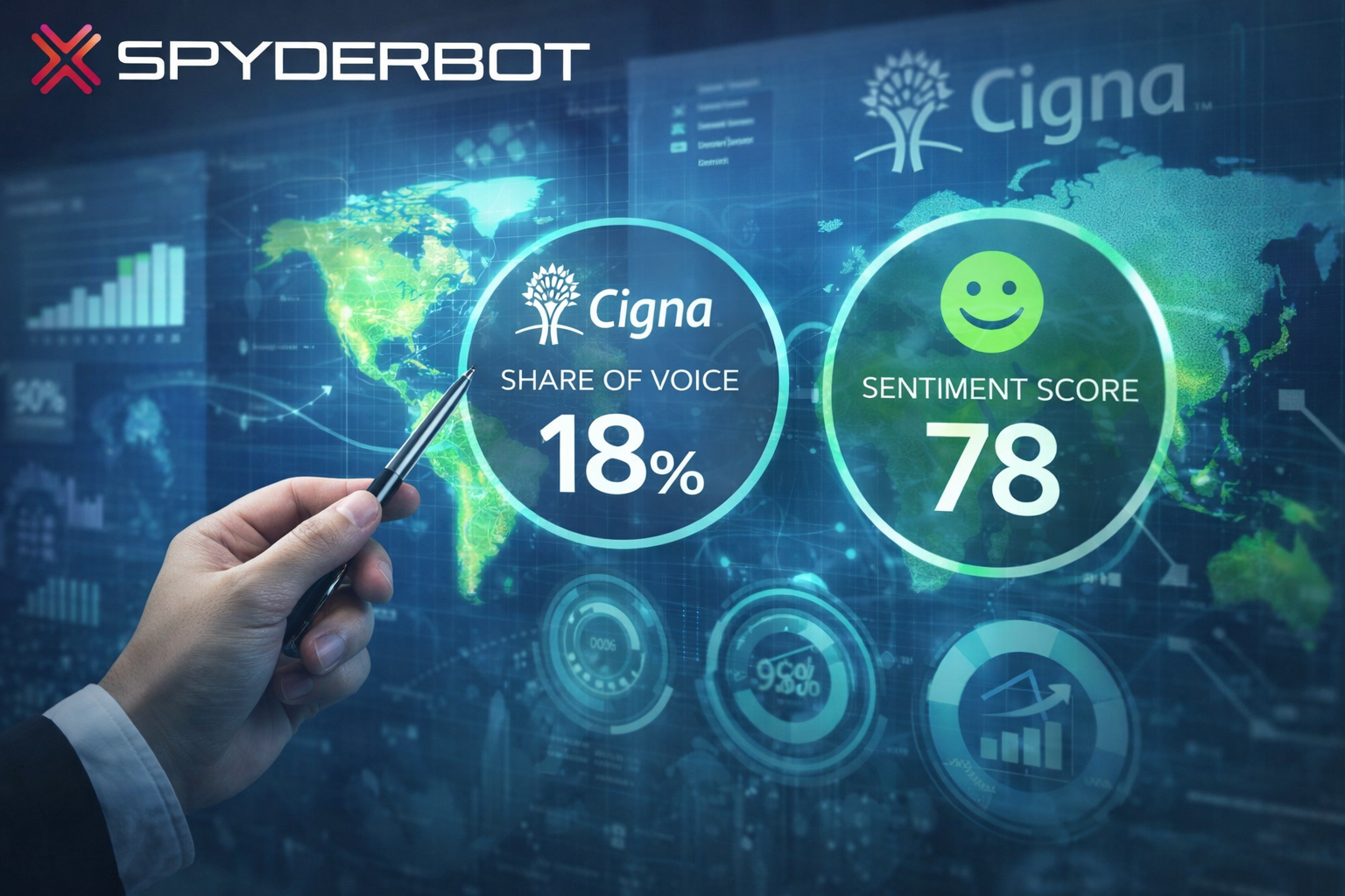 Cigna’s 18% Share of Voice and 78 Sentiment Score Highlight Its Role in Global and Behavioral Health Amid Significant Competitor Gaps