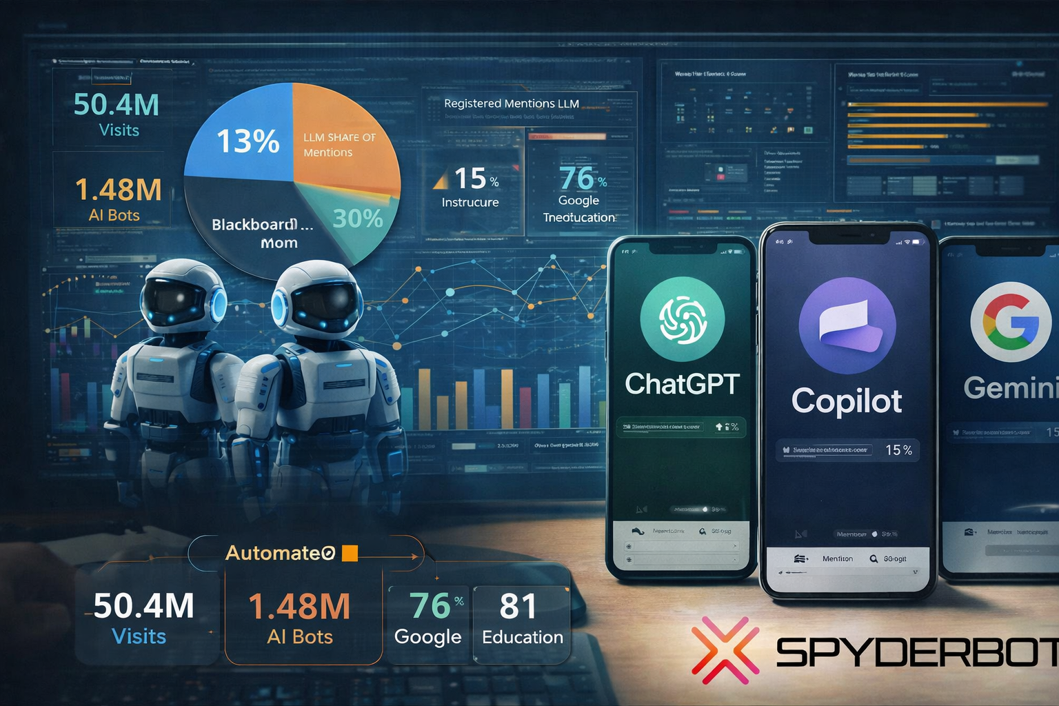 Blackboard.com Holds a 13% Share of Voice in LLM Educational Ecosystem, Trailing Instructure’s 30%