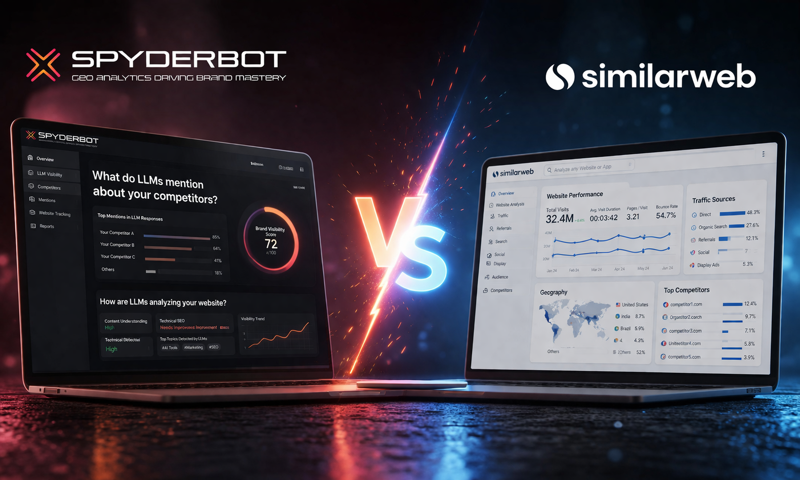 SpyderBot vs Similarweb