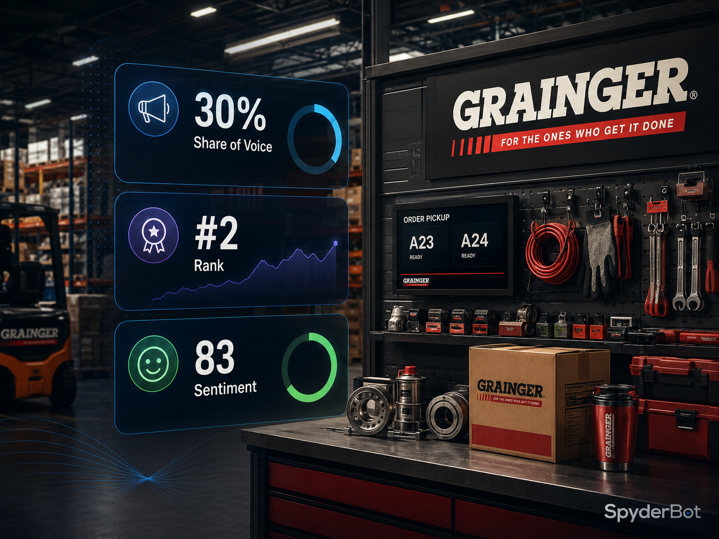 W.W. Grainger, Inc. Holds a 30% Share of Voice, Securing #2 Rank with an 83 Sentiment Score in Industrial MRO Digital Marketplace